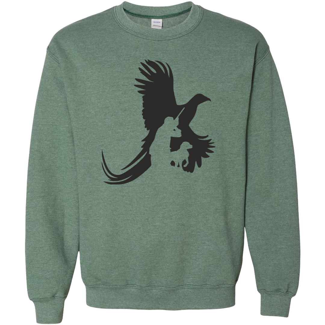 Pheasant Hunter Adult Crew Neck Sweatshirt