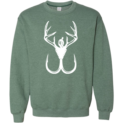 Antler Hook Adult Crew Neck Sweatshirt
