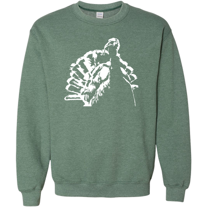 Turkey Contour Adult Crew Neck Sweatshirt