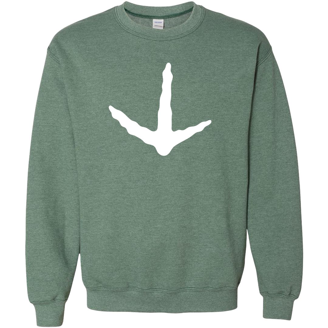 Turkey Toes Adult Crew Neck Sweatshirt