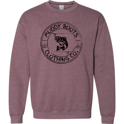 Rod Bending Adult Crew Neck Sweatshirt