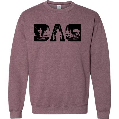 Fishing Dad Adult Crew Neck Sweatshirt