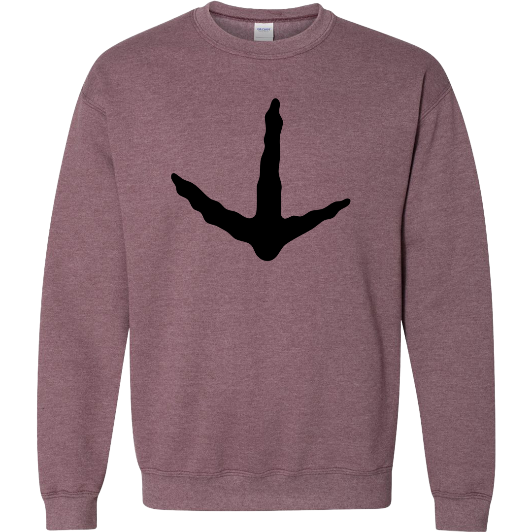Turkey Toes Adult Crew Neck Sweatshirt