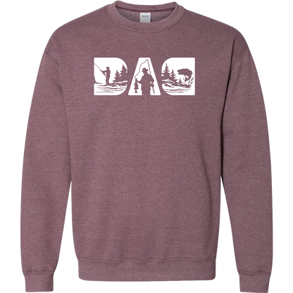 Fishing Dad Adult Crew Neck Sweatshirt