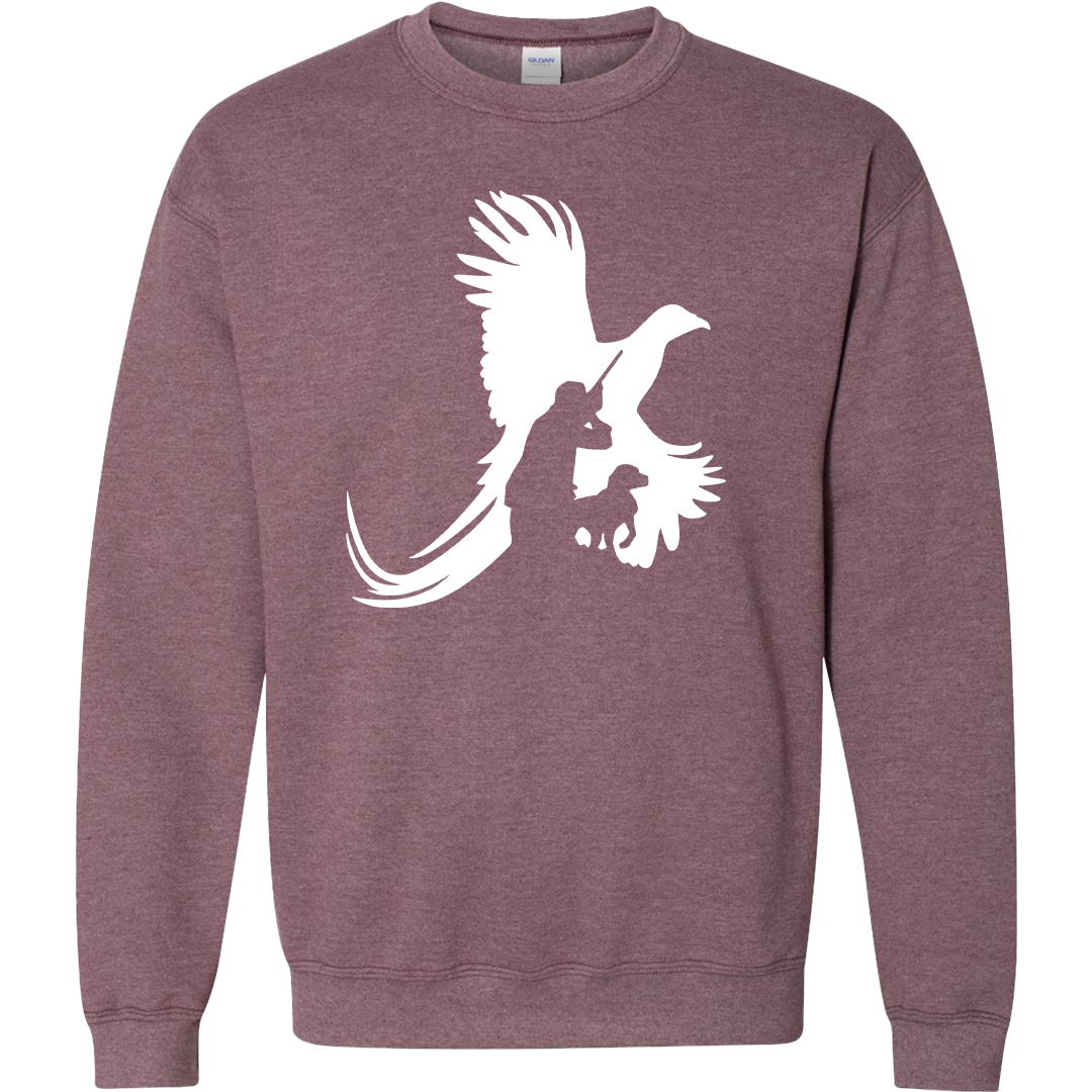 Pheasant Hunter Adult Crew Neck Sweatshirt