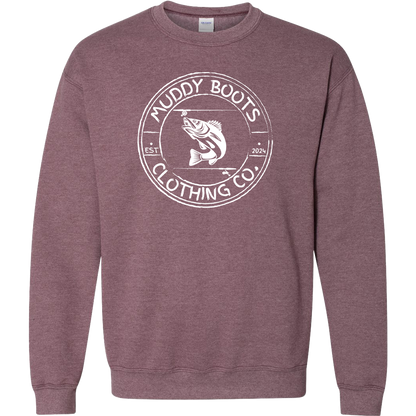 Rod Bending Adult Crew Neck Sweatshirt