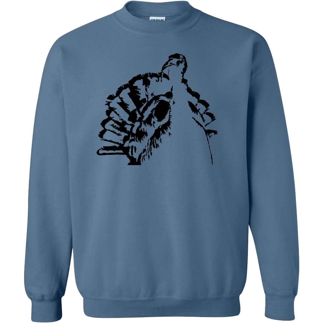 Turkey Contour Adult Crew Neck Sweatshirt