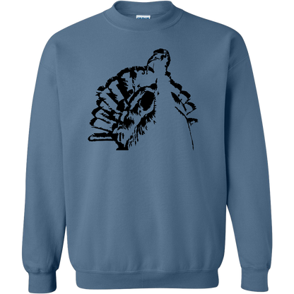 Turkey Contour Adult Crew Neck Sweatshirt