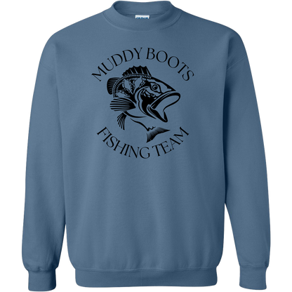 Fishing Team Adult Crew Neck Sweatshirt