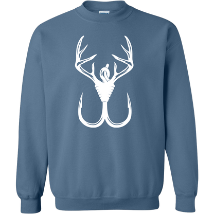 Antler Hook Adult Crew Neck Sweatshirt