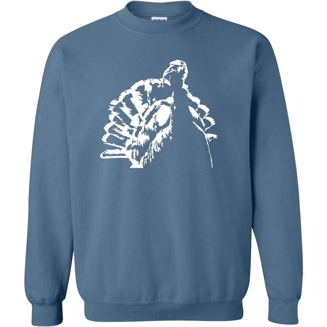 Turkey Contour Adult Crew Neck Sweatshirt