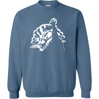 Turkey Contour Adult Crew Neck Sweatshirt