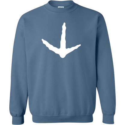 Turkey Toes Adult Crew Neck Sweatshirt