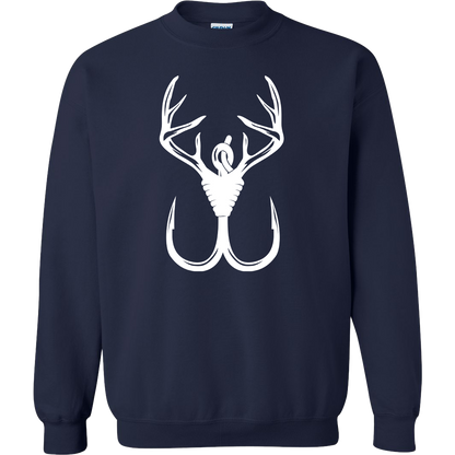 Antler Hook Adult Crew Neck Sweatshirt