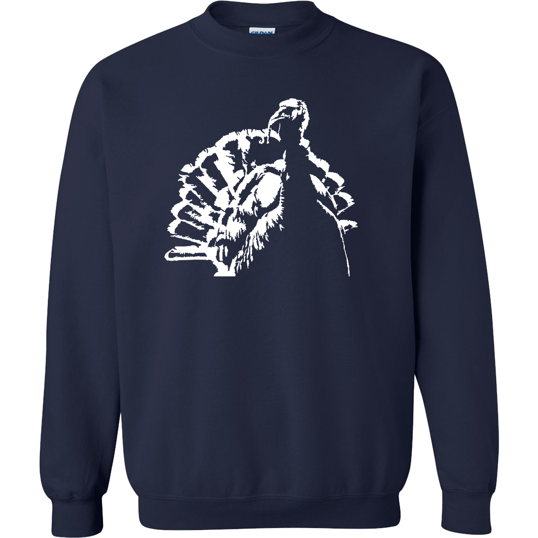Turkey Contour Adult Crew Neck Sweatshirt