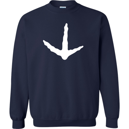 Turkey Toes Adult Crew Neck Sweatshirt