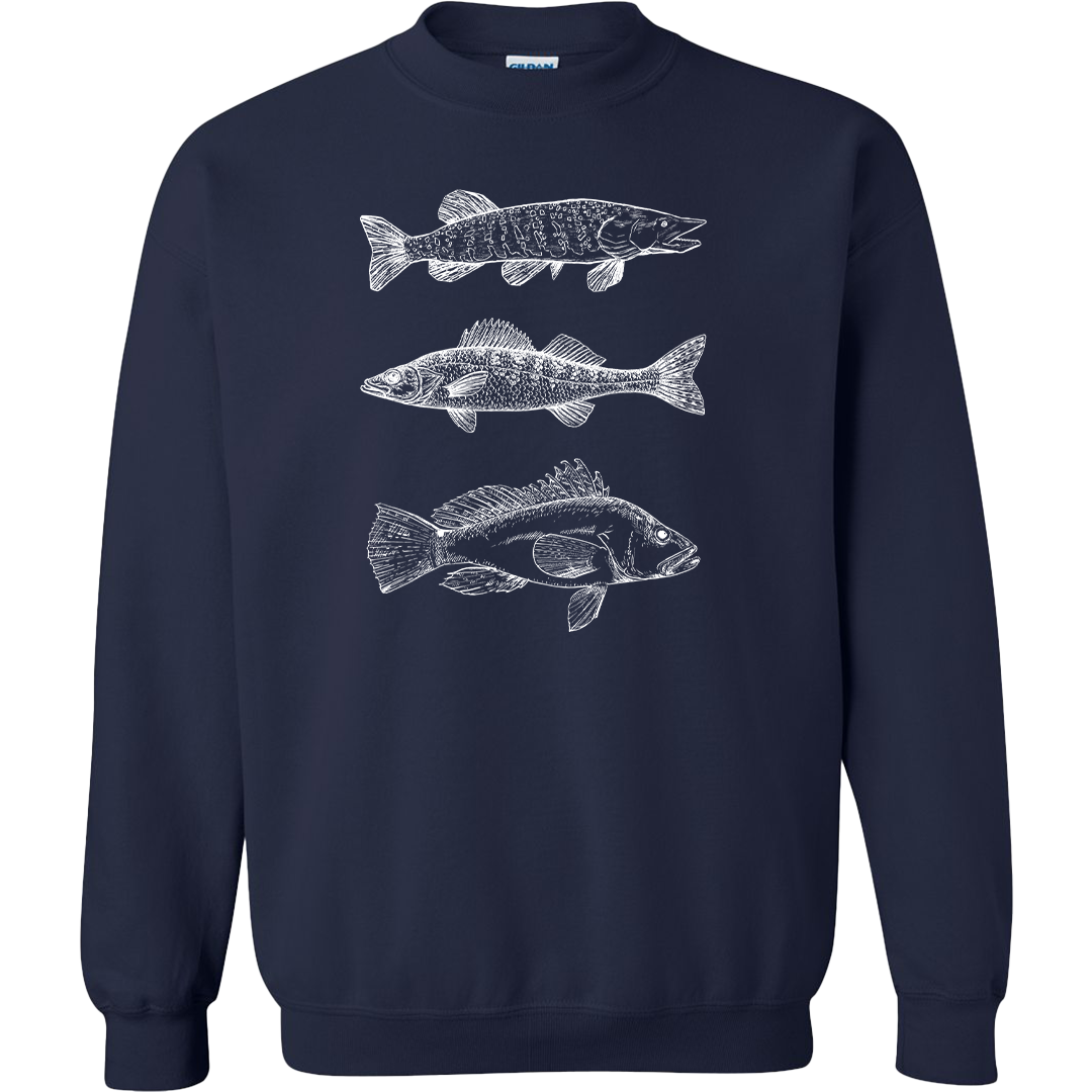 Mountain Deer Adult Crew Neck Sweatshirt