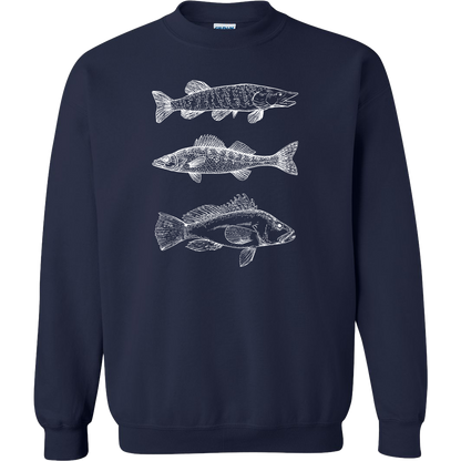 Mountain Deer Adult Crew Neck Sweatshirt