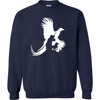 Pheasant Hunter Adult Crew Neck Sweatshirt