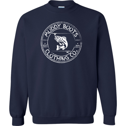 Rod Bending Adult Crew Neck Sweatshirt