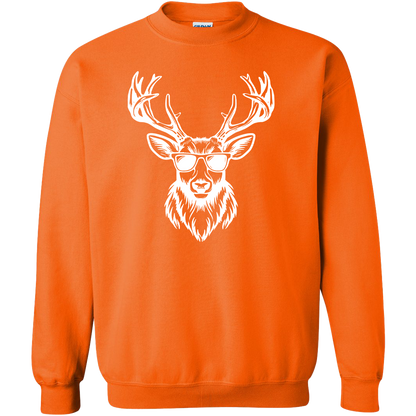 Cool Deer Adult Crew Neck Sweatshirt