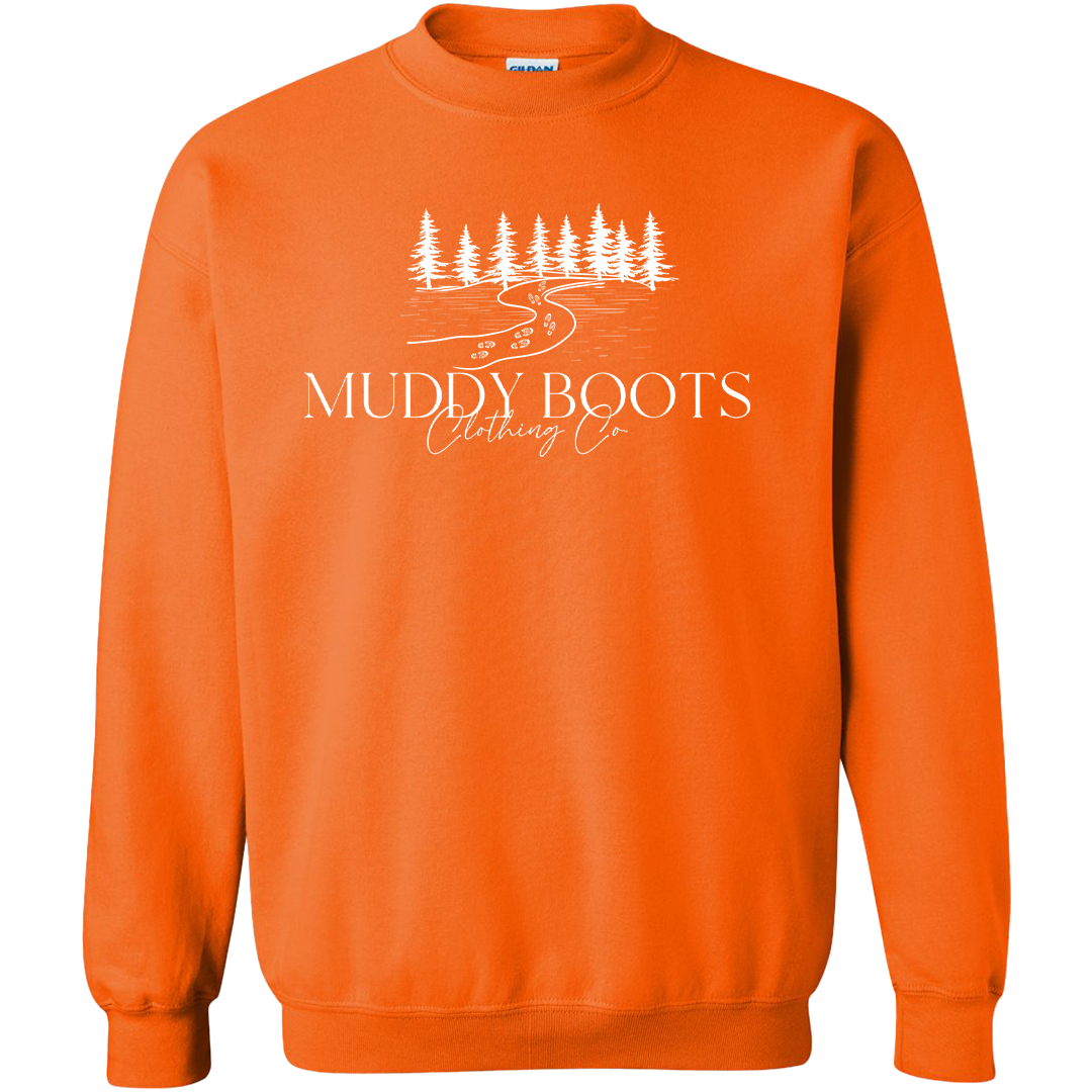 Muddy Boots Adult Crew Neck Sweatshirt