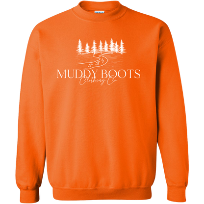 Muddy Boots Adult Crew Neck Sweatshirt
