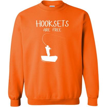 Hooksets Are Free Adult Crew Neck Sweatshirt