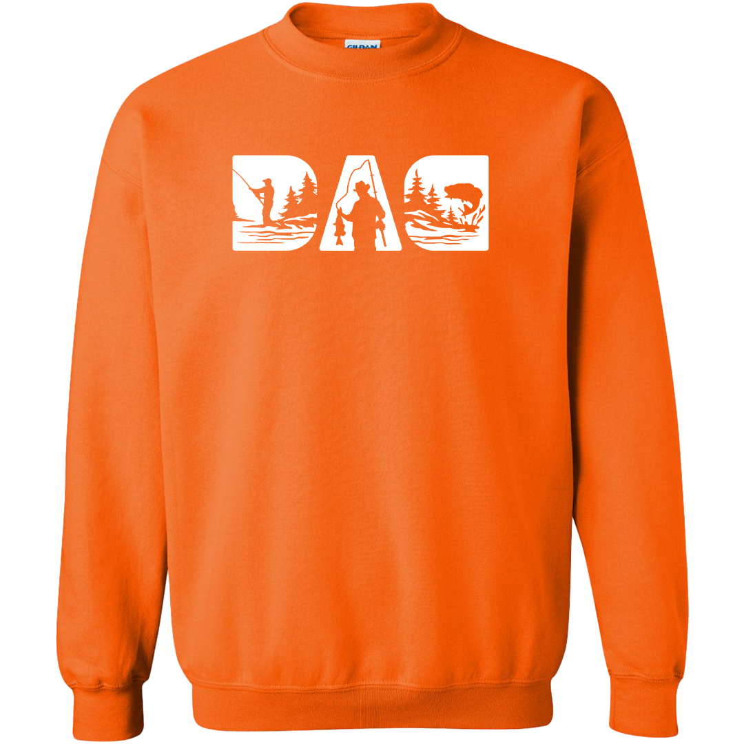 Fishing Dad Adult Crew Neck Sweatshirt