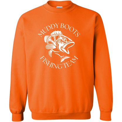 Fishing Team Adult Crew Neck Sweatshirt