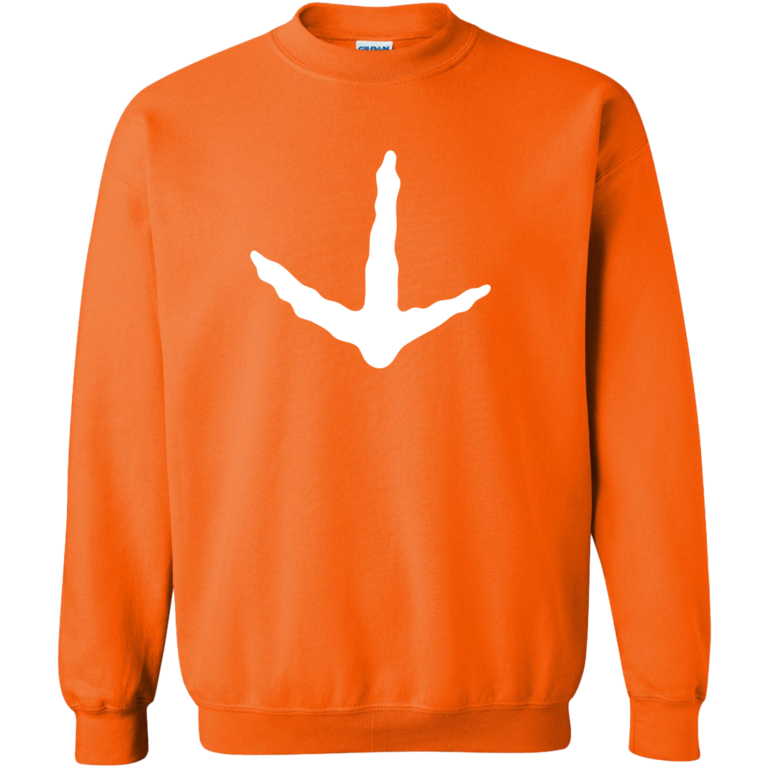 Turkey Toes Adult Crew Neck Sweatshirt