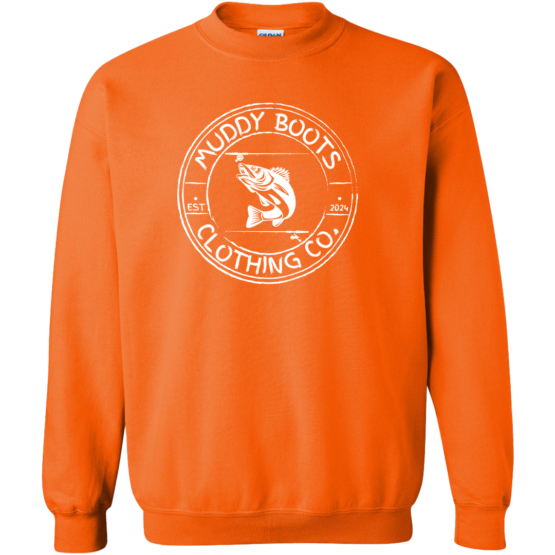 Rod Bending Adult Crew Neck Sweatshirt