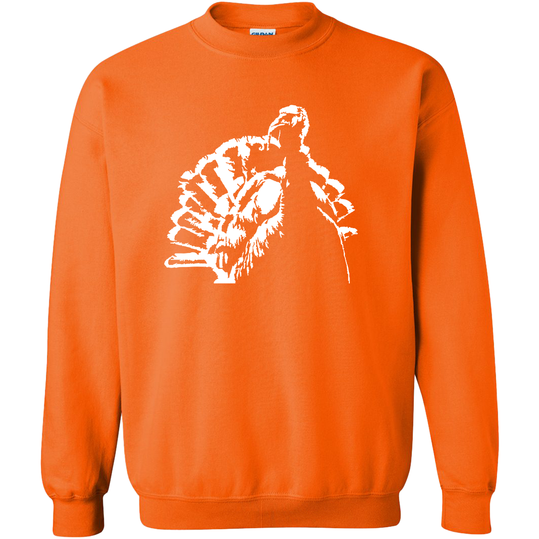 Turkey Contour Adult Crew Neck Sweatshirt