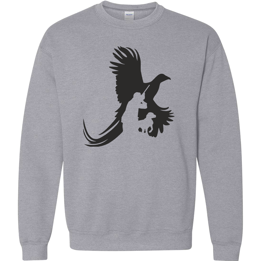 Pheasant Hunter Adult Crew Neck Sweatshirt