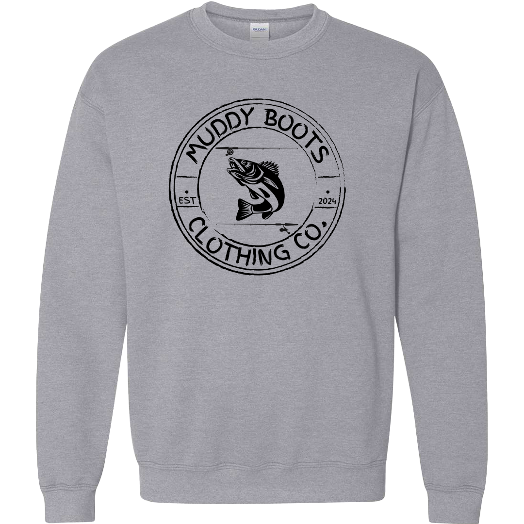 Rod Bending Adult Crew Neck Sweatshirt