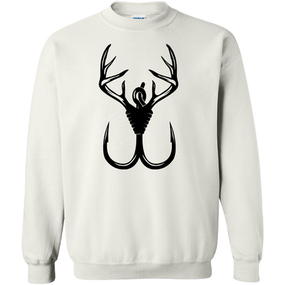 Antler Hook Adult Crew Neck Sweatshirt