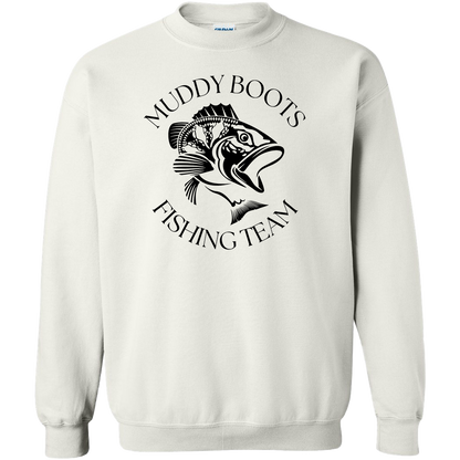 Fishing Team Adult Crew Neck Sweatshirt