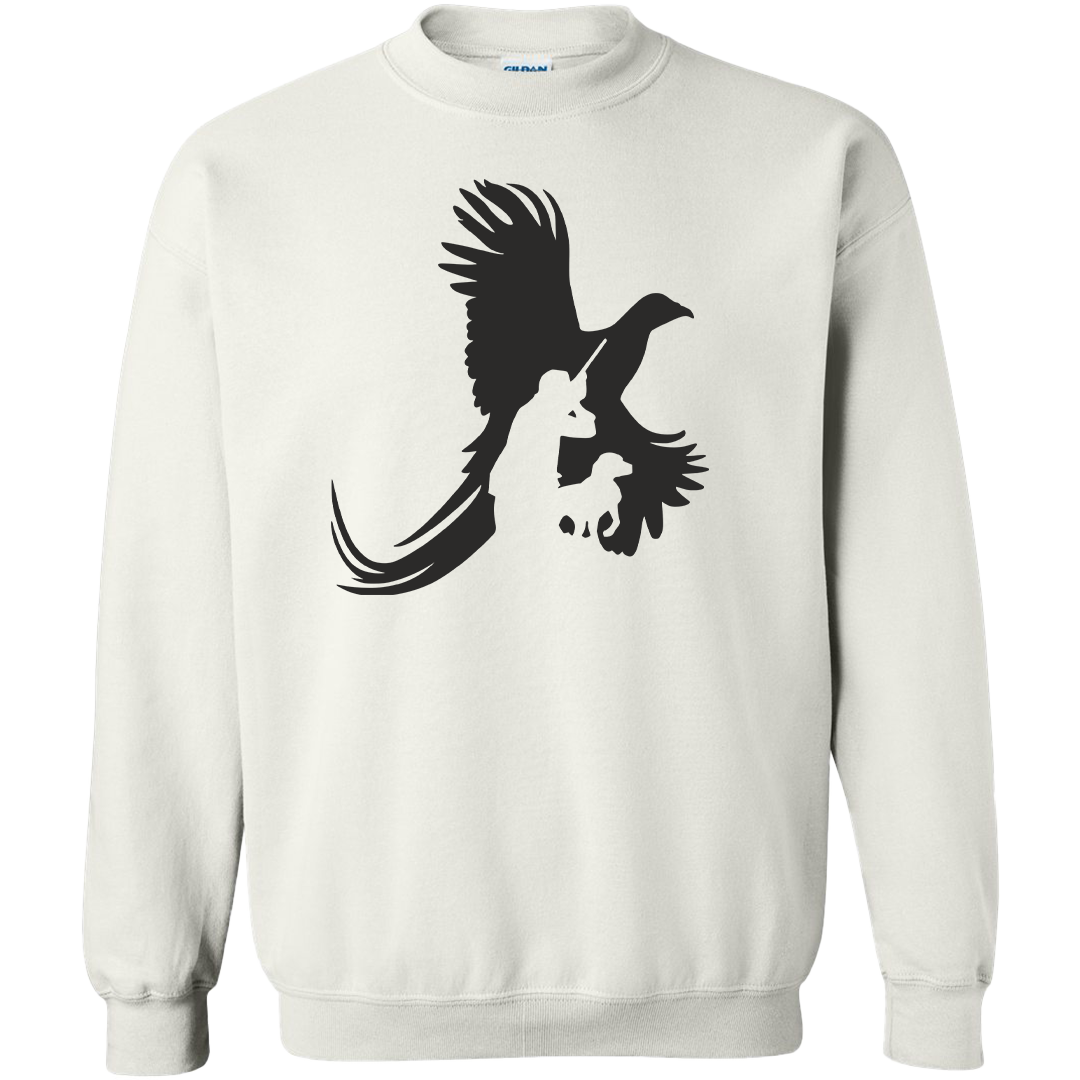 Pheasant Hunter Adult Crew Neck Sweatshirt