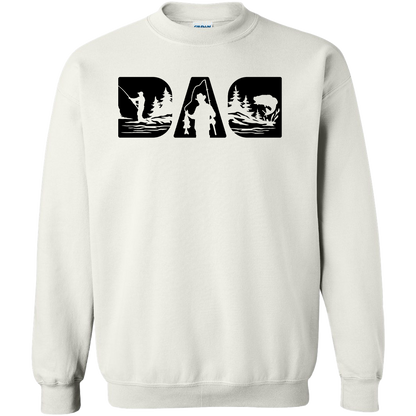 Fishing Dad Adult Crew Neck Sweatshirt