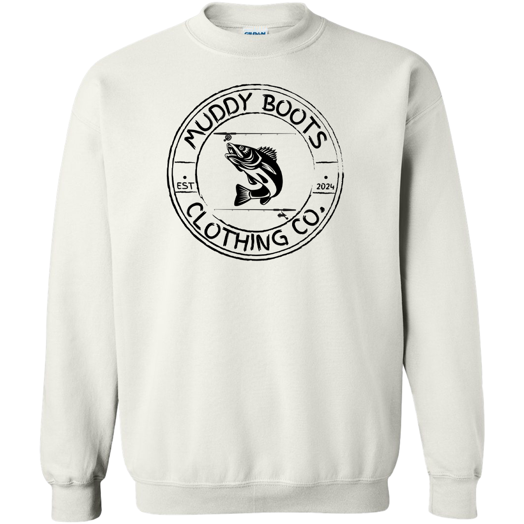 Rod Bending Adult Crew Neck Sweatshirt