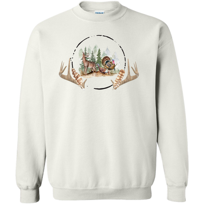 Bucks and Beards Adult Crew Neck Sweatshirt