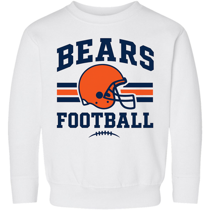 Bears Football Toddler Crew Neck Sweatshirt