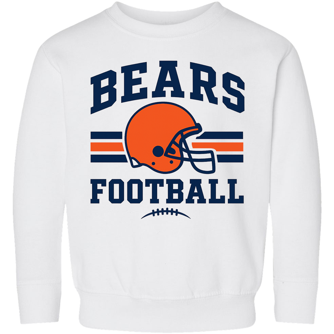 Bears Football Toddler Crew Neck Sweatshirt