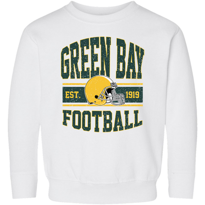 Green Bay Football Toddler Crew Neck Sweatshirt