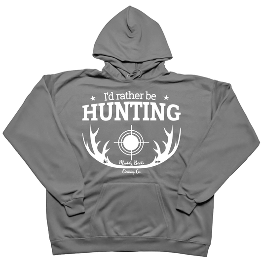 I'd Rather Be Hunting Adult Hoodie