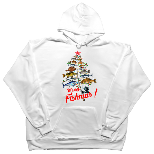 Merry Fishmas Adult Hoodie