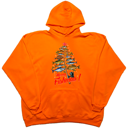 Merry Fishmas Adult Hoodie