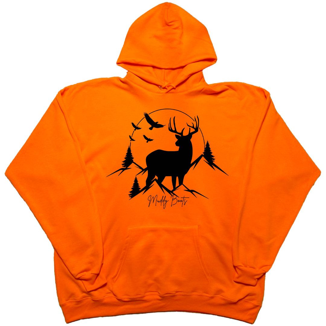 Mountain Deer Adult Hoodie