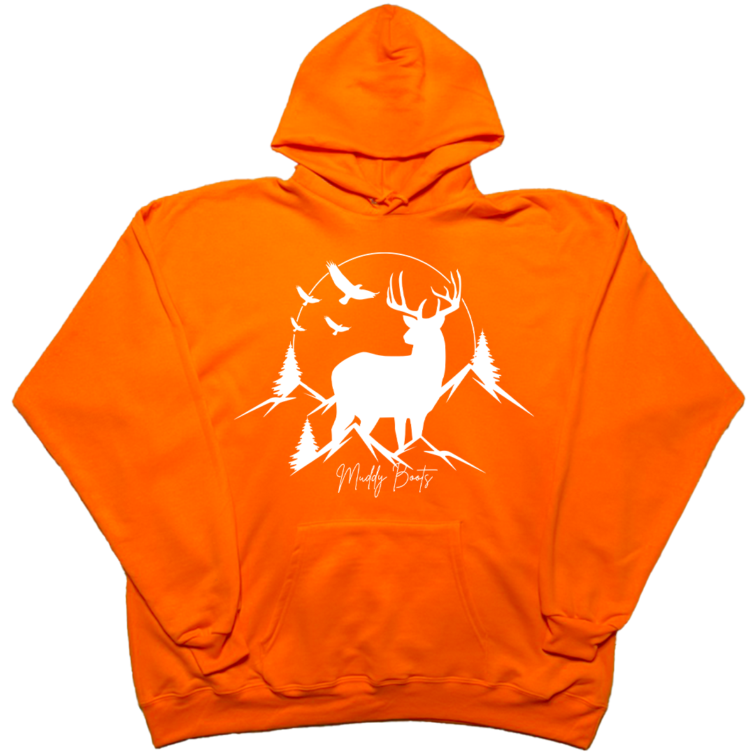 Mountain Deer Adult Hoodie