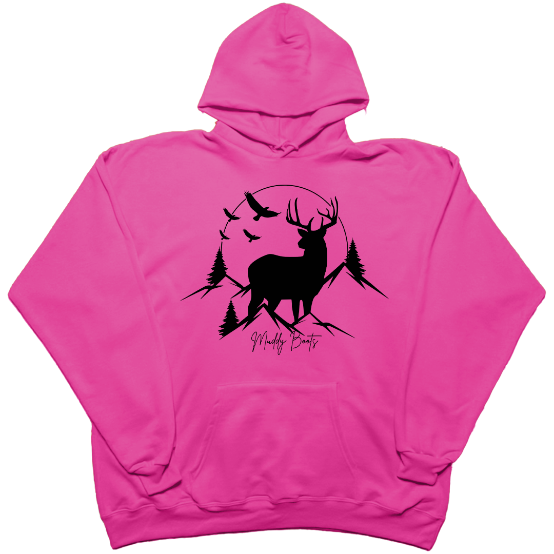 Mountain Deer Adult Hoodie